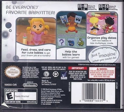 Imagine Babysitters - Amerikansk Version - Nintendo DS (B Grade) (Genbrug)